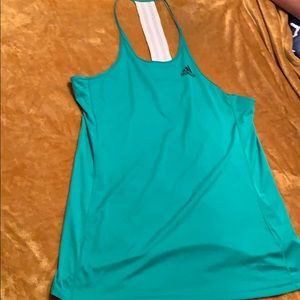 Adidas Green Workout top NWT